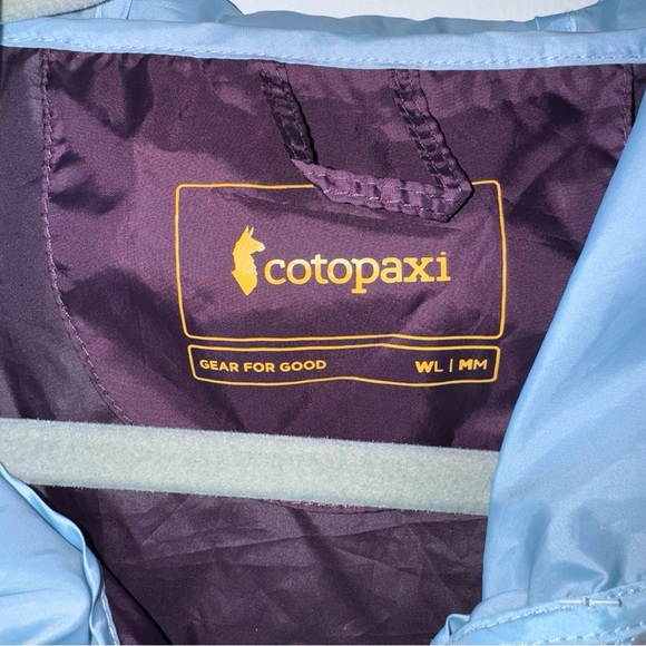 Cotopaxi Women's Windbreaker Half zip large purplee yellow - Picture 4 of 5